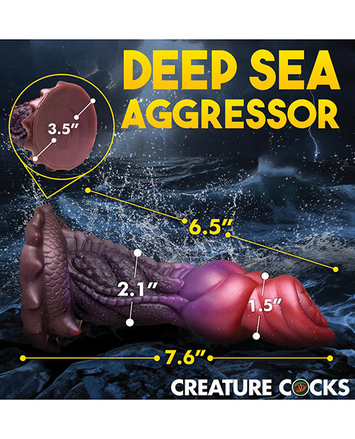 Creature Cocks Deep Diver Silicone Dildo - Multi Color - LUST Depot