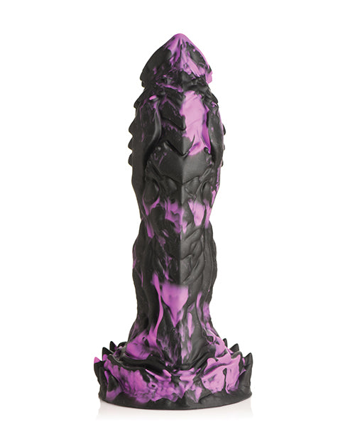 Creature Cocks Grim Silicone Dildo - Black/Purple