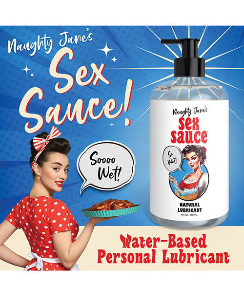 Naughty Jane's Sex Sauce Natural Lubricant - 16 oz - LUST Depot