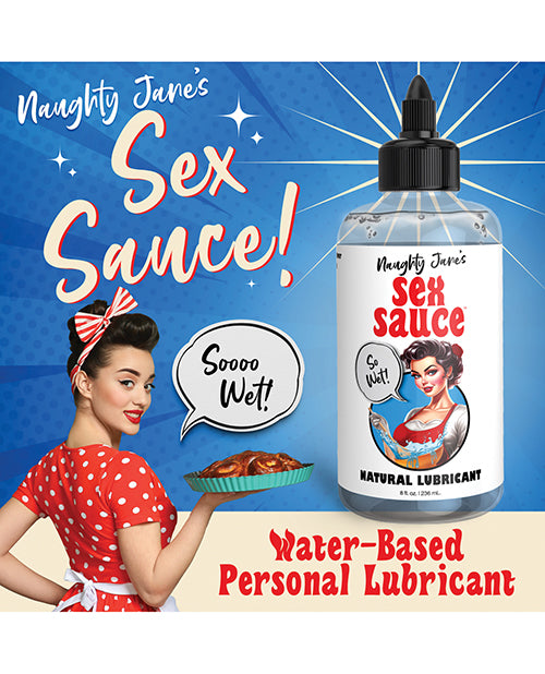 Naughty Jane's Sex Sauce Natural Lubricant - 8 oz - LUST Depot