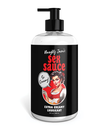 Naughty Jane's Sex Sauce Extra Creamy Lubricant - 16 oz - LUST Depot