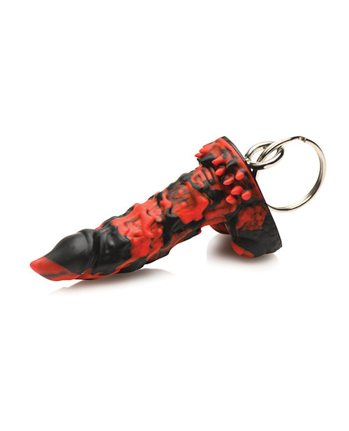 Creature Cocks Fire Demon Keychain - Red/Black - LUST Depot