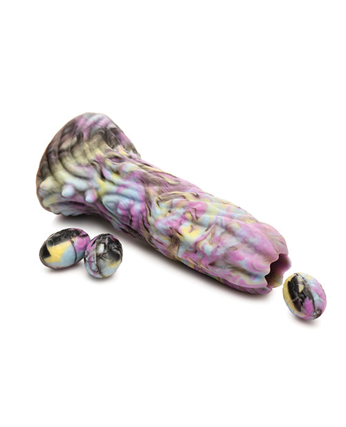 Creature Cocks Dragon Spawn Dragon Ovipositor Silicone Dildo w/Eggs - Multi Color - LUST Depot