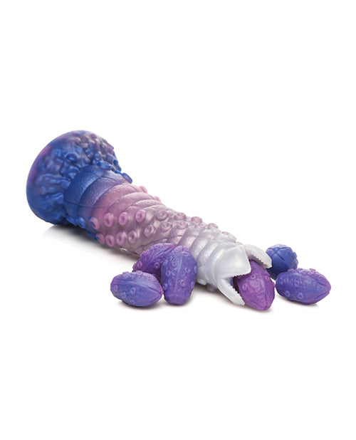 Creature Cocks Tenta-Queen Ovipositor Silicone Dildo w/Eggs - Multi Color