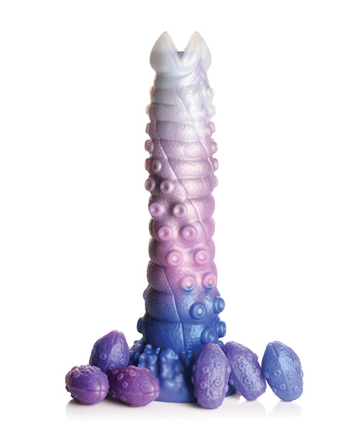 Creature Cocks Tenta-Queen Ovipositor Silicone Dildo w/Eggs - Multi Color