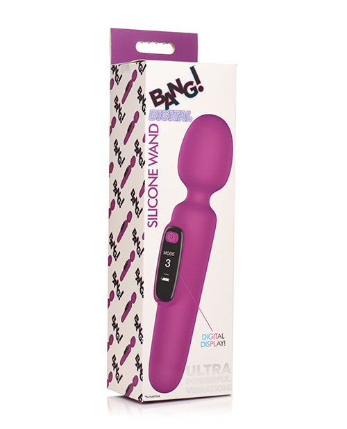 Bang! 10X Digital Vibrating Wand - Purple - LUST Depot