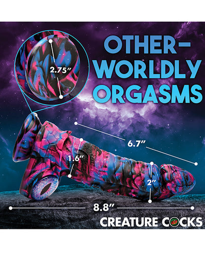 Creature Cocks Alienoid Silicone Dildo - Multi Color