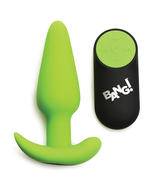 Bang! Glow in the Dark 21X Remote Controlled Butt Plug - LUST Depot