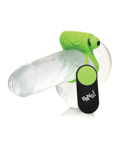 Bang! Glow in the Dark 28X Remote Controlled Cock Ring - LUST Depot