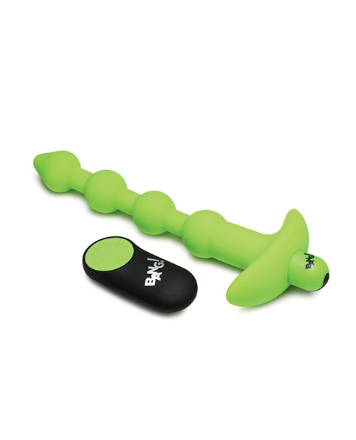 Bang! Glow in the Dark 28X Remote Controlled Anal Beads - LUST Depot