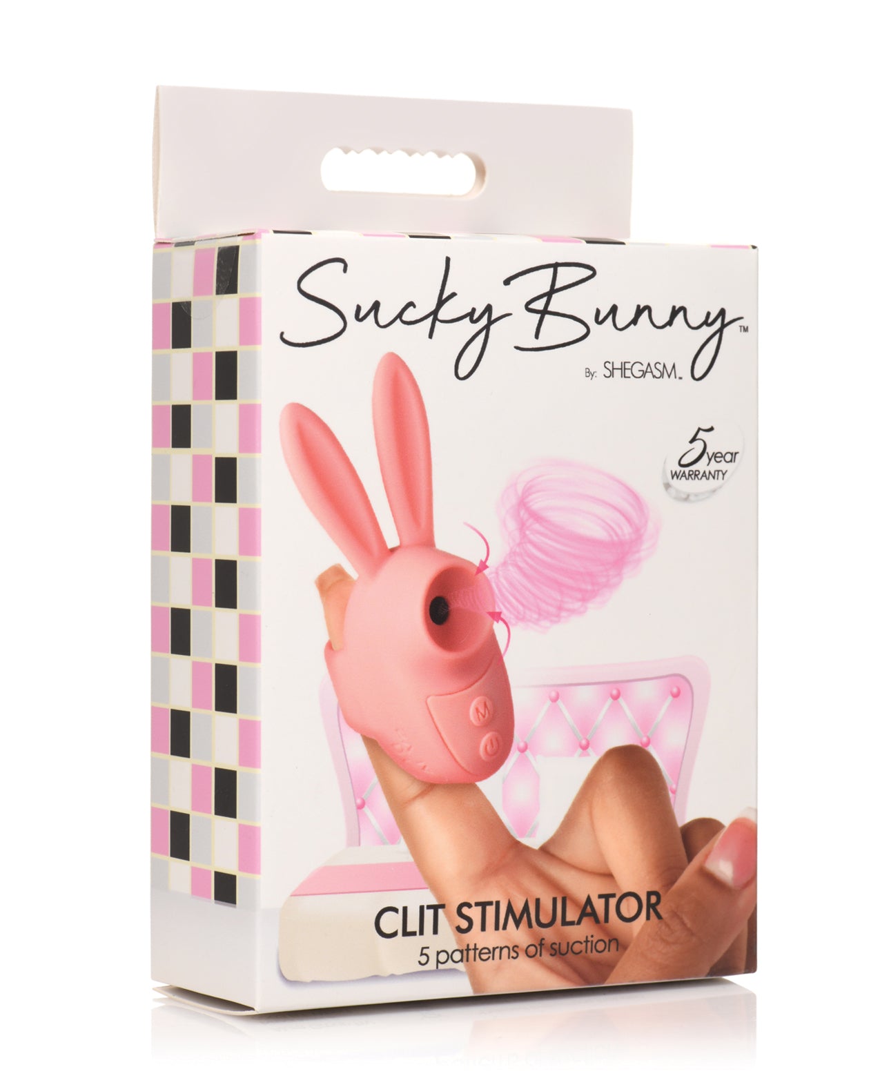 Shegasm Sucky Bunny Clit Stimulator - Pink