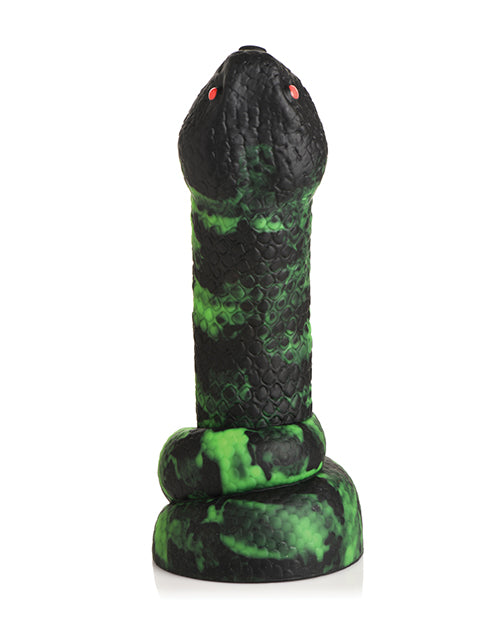 Creature Cocks Python Silicone Dildo - Black/Green - LUST Depot