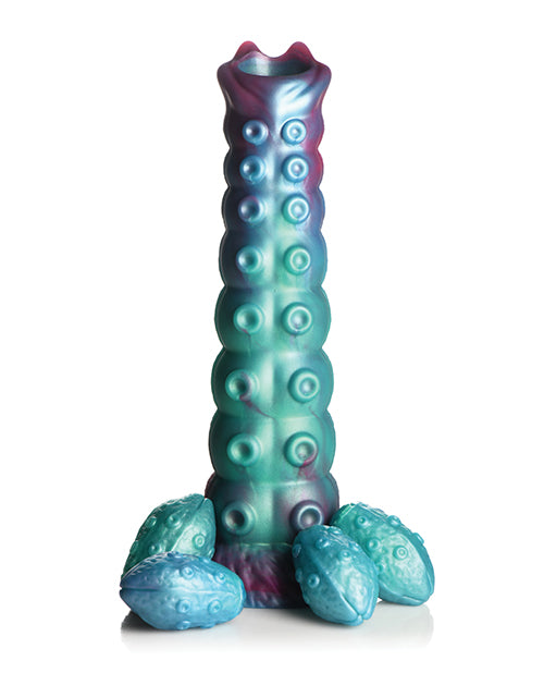 Creature Cocks Galactic Breeder Ovipositor Silicone Dildo w/Eggs - Multi Color