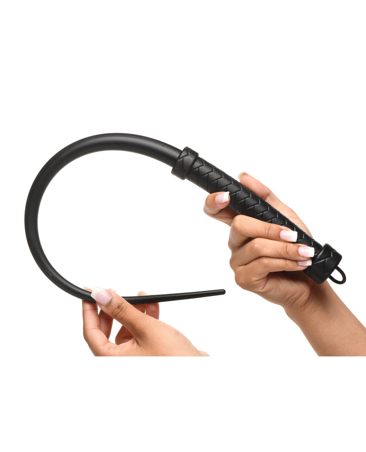 Master Series Viper Tail Silicone Whip - Black