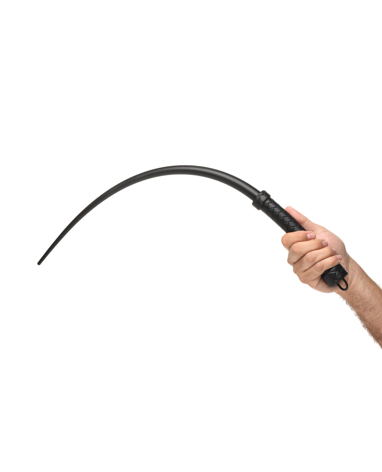 Master Series Viper Tail Silicone Whip - Black