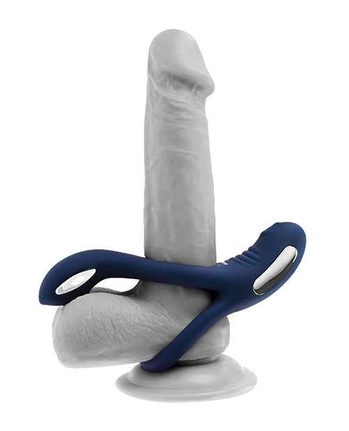 Zero Tolerance Ring Around the Rosy Cock & Ball Vibrator - Blue - LUST Depot