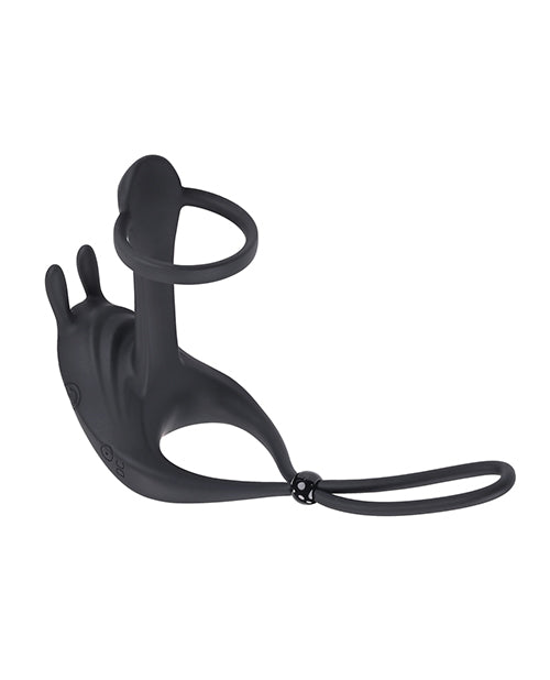 Zero Tolerance Saddle Up Cock & Ball Vibrator - Black - LUST Depot