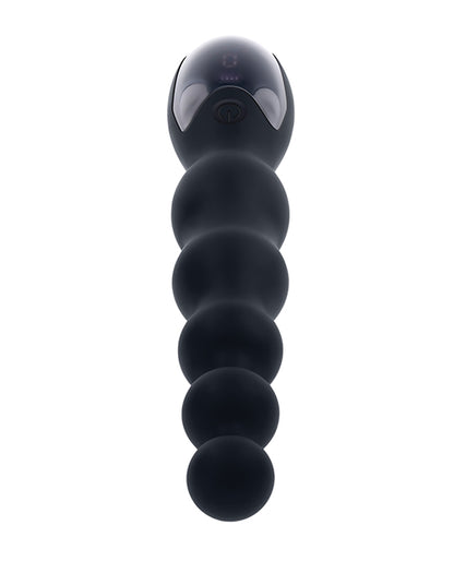 Zero Tolerance Backdoor Baton Beaded Anal Vibrator - Black