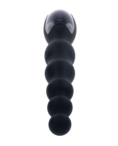 Zero Tolerance Backdoor Baton Beaded Anal Vibrator - Black - LUST Depot