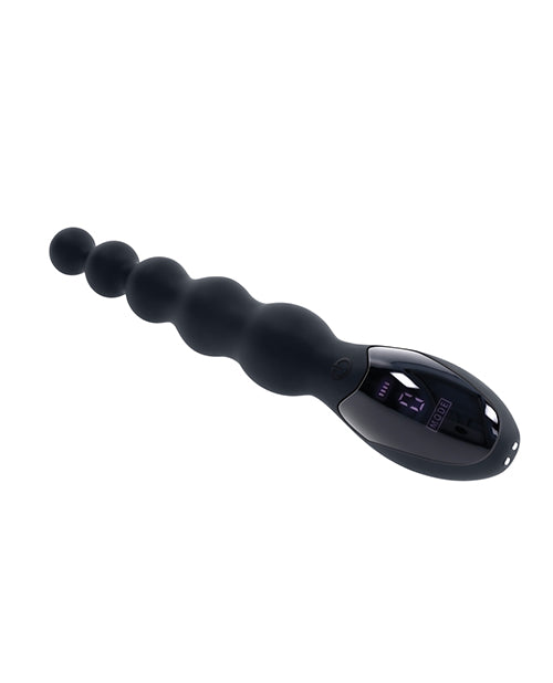 Zero Tolerance Backdoor Baton Beaded Anal Vibrator - Black - LUST Depot