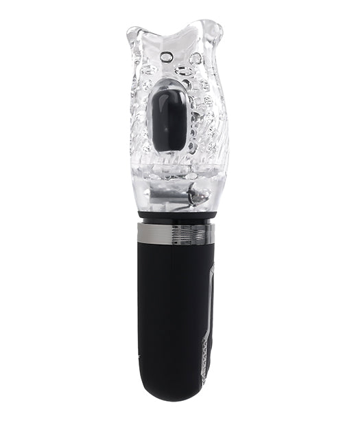 Zero Tolerance Thrill Ride Rechargeable Stroker - Black/Clear - LUST Depot