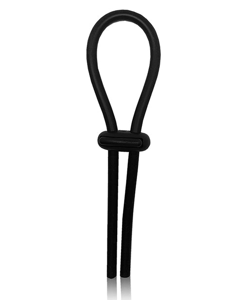 Rock Solid Lasso Single Adjustable Lock Black Silicone - LUST Depot