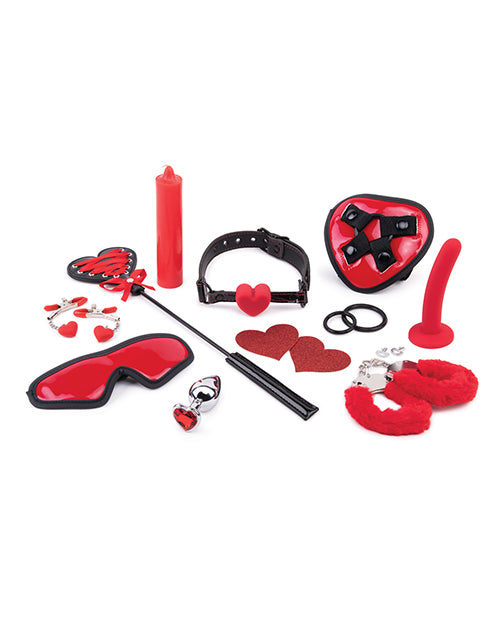 Whipsmart Heartbreaker 10 Pc Set - Black/red - LUST Depot