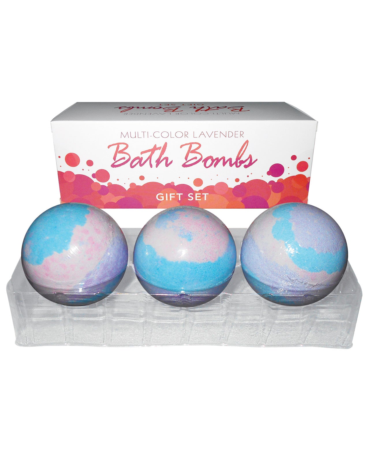 Multi Color Bath Bombs - Lavender Pack Of 3 - LUST Depot