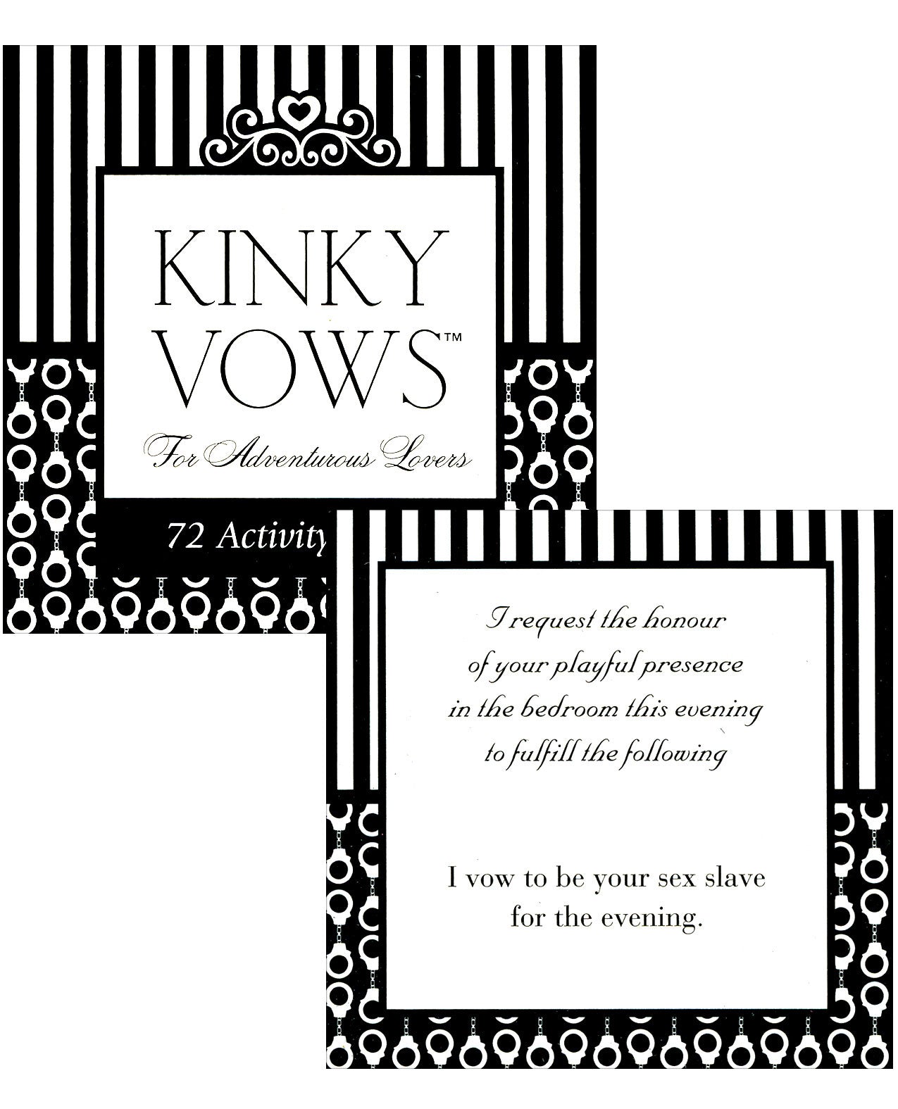 Kinky Vows For The Adventurous Lovers - 72 Activity Cards - LUST Depot