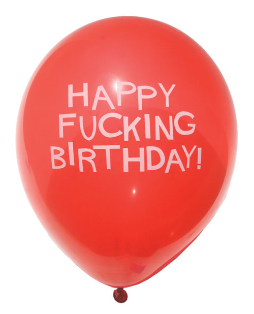 11" Happy Fucking Birthday Balloons - Bag Of 8 - LUST Depot