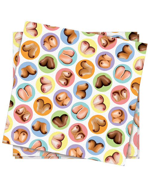 Mini-boob Napkins - Pack Of 8 - LUST Depot