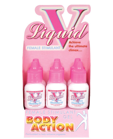 Liquid V Female Stimulant - 10 Ml Bottle Display Of 6