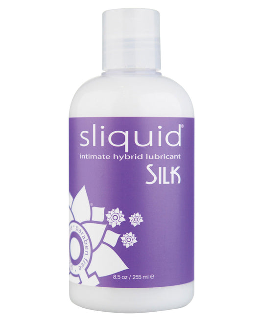 Sliquid Silk Hybrid Lube Glycerine & Paraben Free - 8.5 Oz - LUST Depot