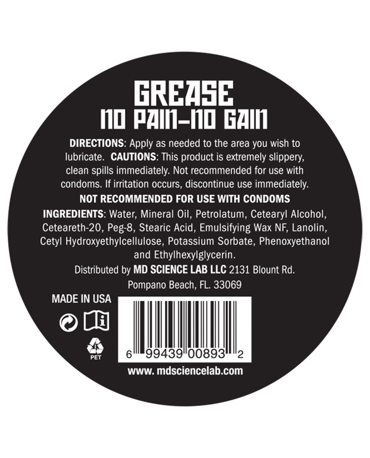 Swiss Navy Grease - 2 Oz Jar - LUST Depot