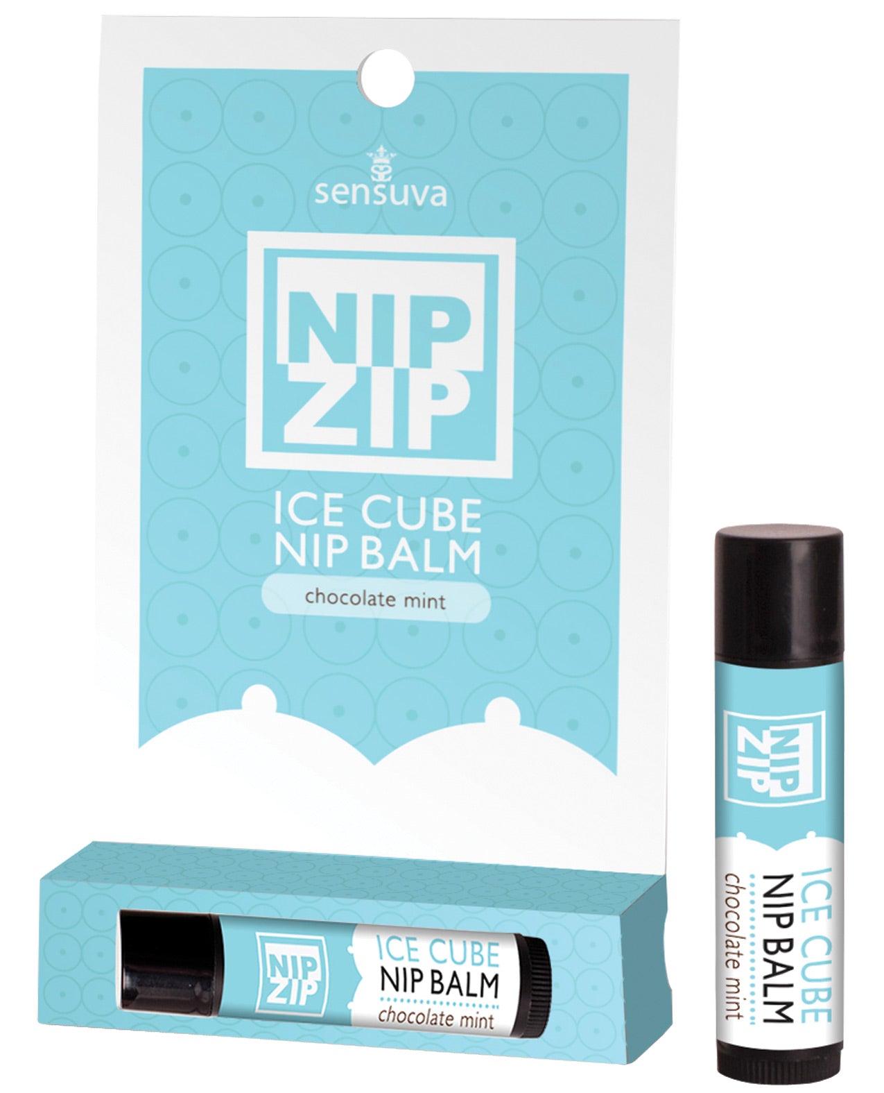 Sensuva Nip Ip Ice Cube Nip Balm - Chocolate Mint - LUST Depot