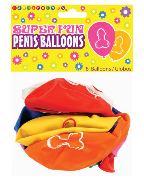 Super Fun Penis Balloons - Pack Of 8 - LUST Depot