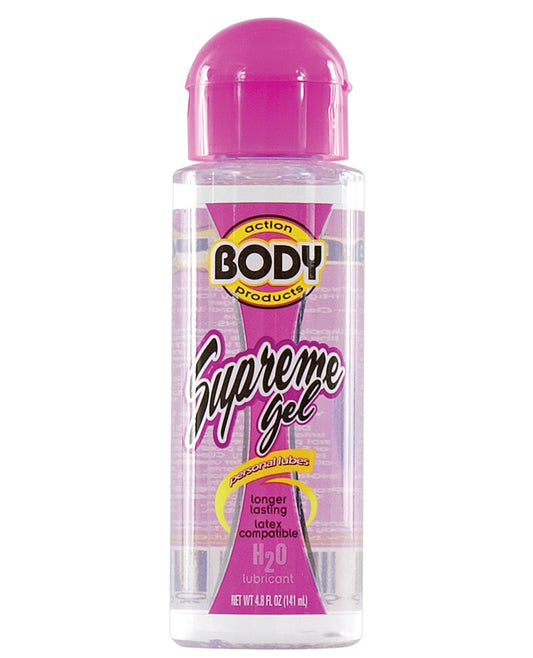 Body Action Supreme Water Based Gel - 4.8 Oz Bottle - LUST Depot