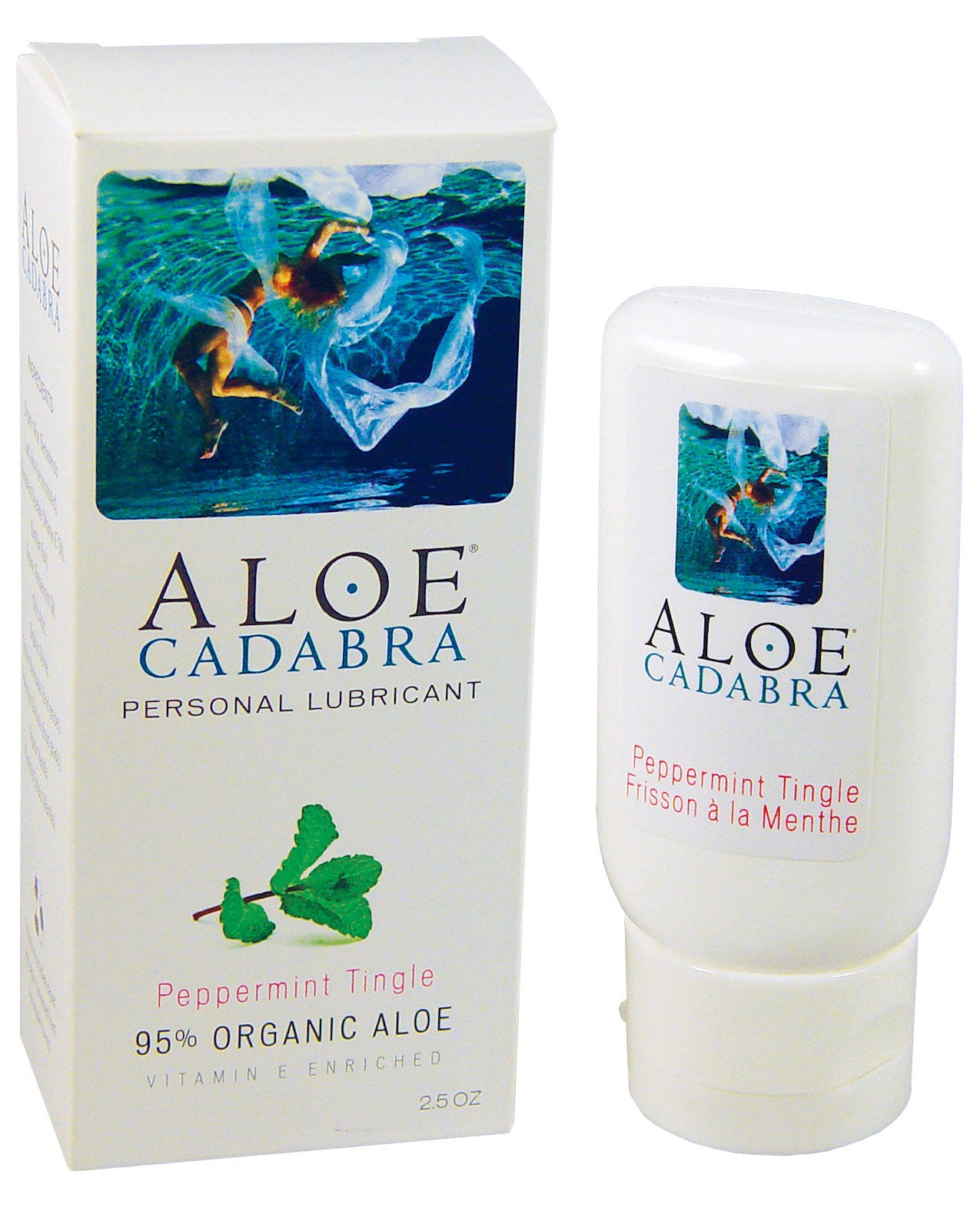 Aloe Cadabra Organic Lubricant - 2.5 Oz Peppermint Tingle - LUST Depot