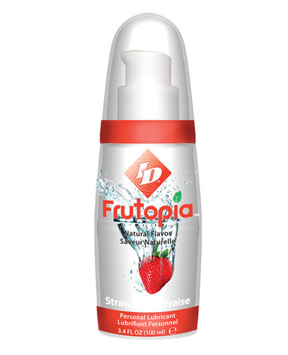 Id Frutopia Natural Lubricant - 3.4 Oz Strawberry - LUST Depot