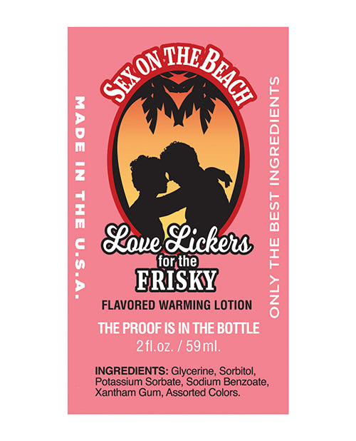 Love Lickers - 2 Oz Sex On The Beach Passion Fruit - LUST Depot