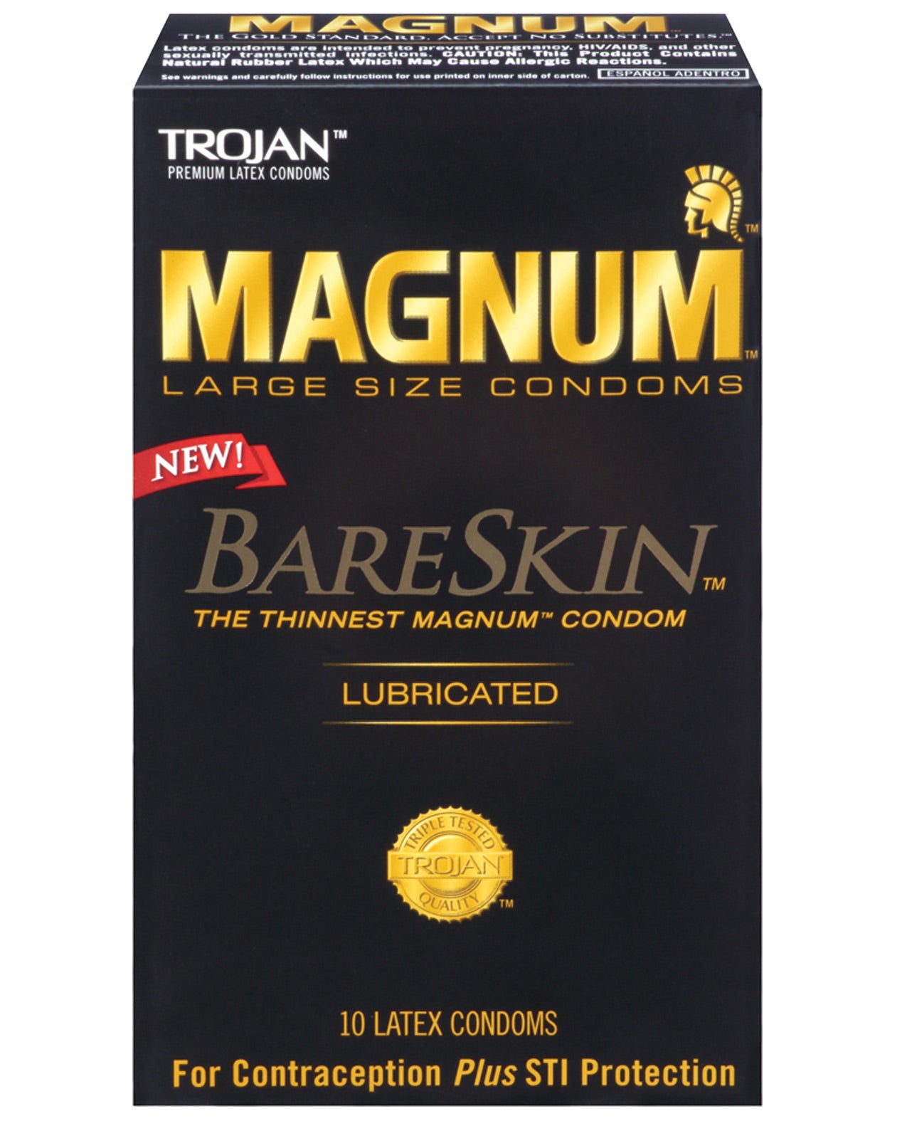 Trojan Magnum Bareskin Condoms - Box Of 10 - LUST Depot