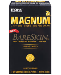 Trojan Magnum Bareskin Condoms - Box Of 10