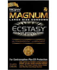 Trojan Magnum Ecstasy Condoms - Box Of 10