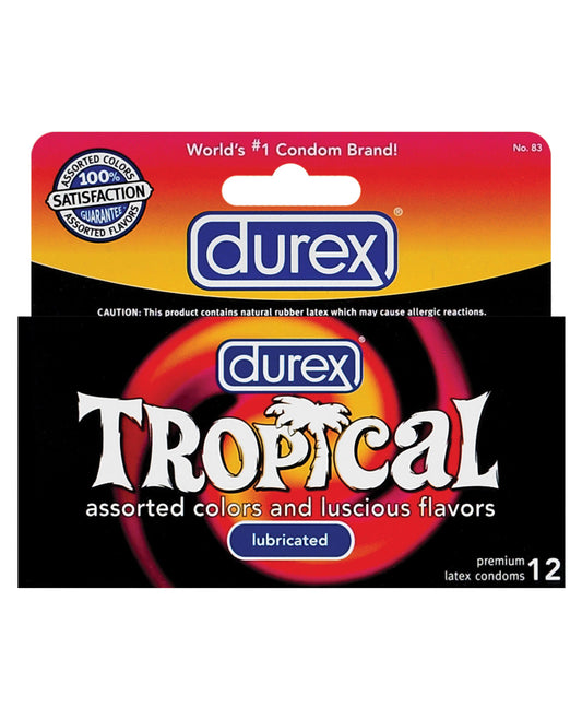 Durex Tropical Color & Scents Condoms  - Box Of 12 - LUST Depot