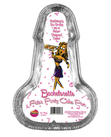 Bachelorette Disposable Peter Party Cake Pan Large - Pack Of 2