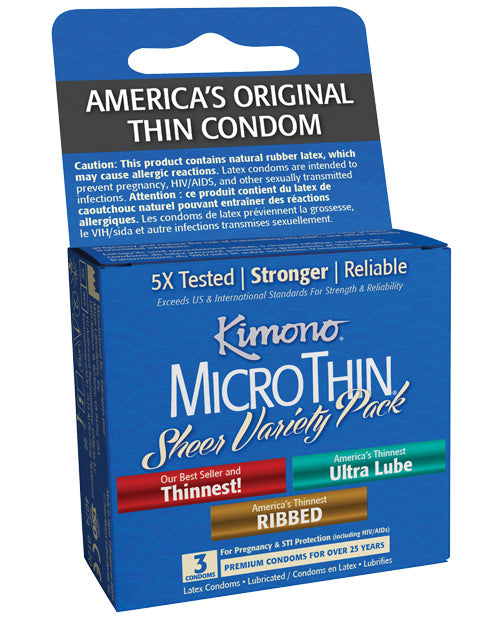 Kimono Micro Thin Variety Pack - Box Of 3 - LUST Depot