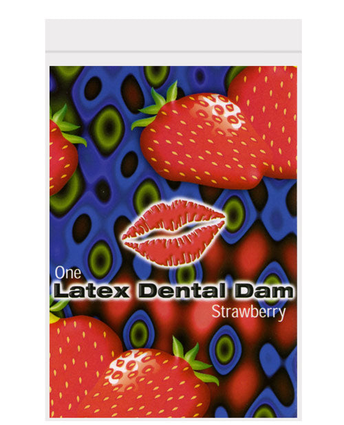 Trust Dam Latex Dental Dam - Strawberry - LUST Depot