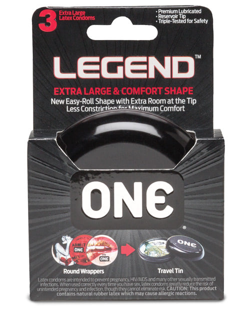 One The Legend Xl Condoms - Box Of 3 - LUST Depot