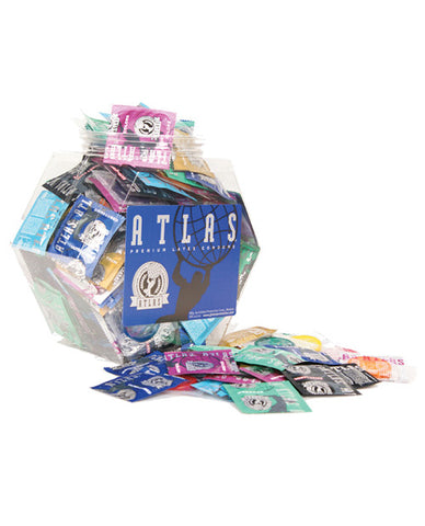 Atlas Condoms Assorted - Bowl Of 144