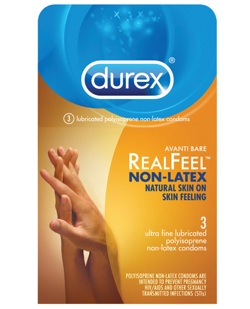 Durex Avanti Real Feel Non Latex Condoms - Pack Of 3 - LUST Depot